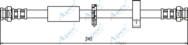 APEC BRAKING Тормозной шланг HOS3460